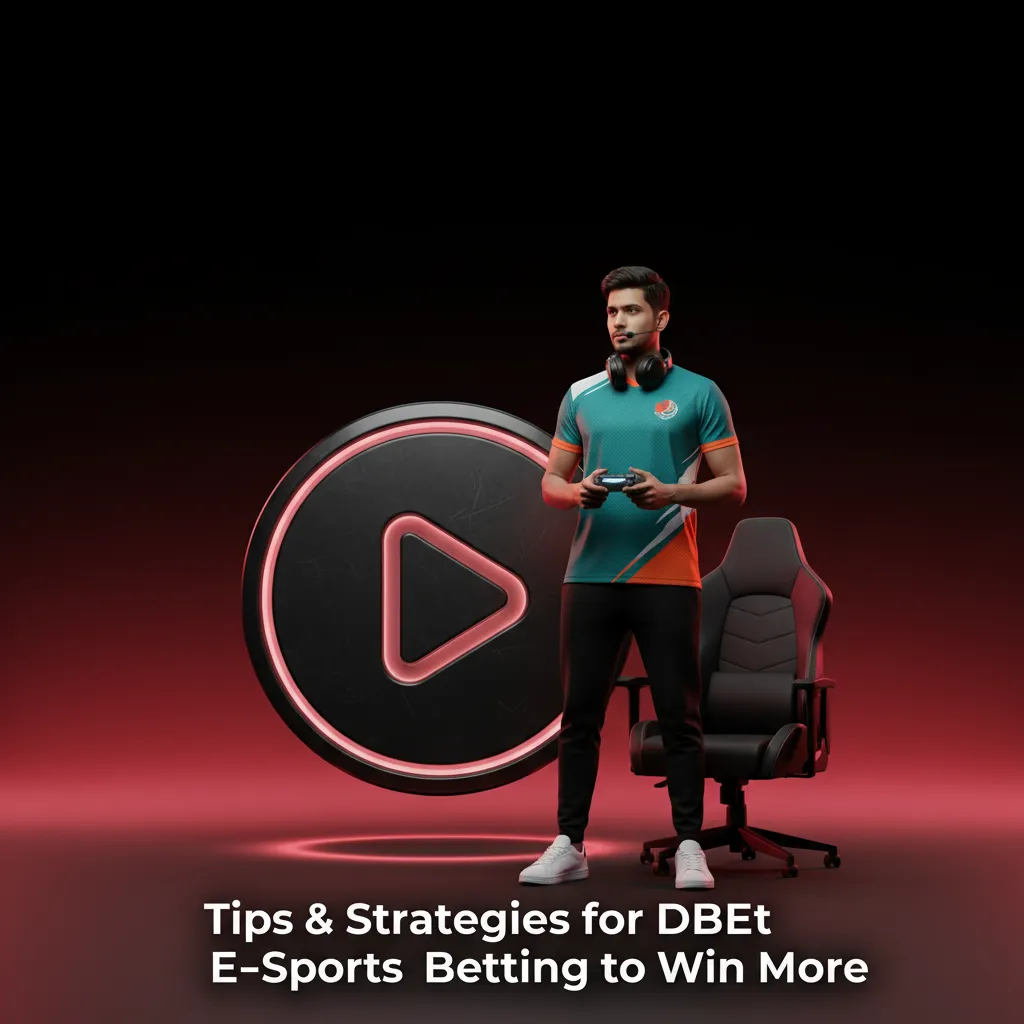 Infographic: DBBet esports tips—bankroll, study form, track odds, focus few titles, avoid tilt, pre-match and live.