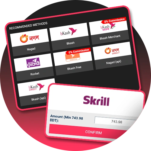 Complete transactions comfortably at DBbet using multiple payment tools.